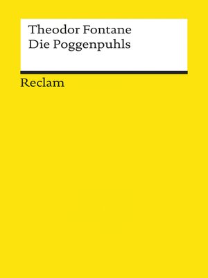 cover image of Die Poggenpuhls. Roman
